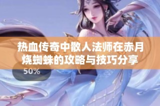 热血传奇中散人法师在赤月烧蜘蛛的攻略与技巧分享