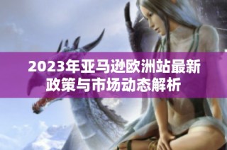 2023年亚马逊欧洲站最新政策与市场动态解析