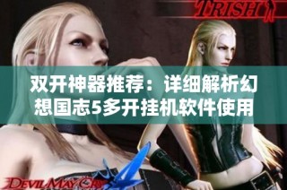 双开神器推荐：详细解析幻想国志5多开挂机软件使用教程