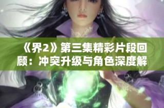 《界2》第三集精彩片段回顾：冲突升级与角色深度解析