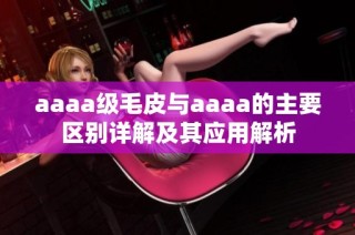 aaaa级毛皮与aaaa的主要区别详解及其应用解析