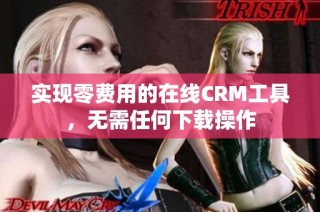 实现零费用的在线CRM工具，无需任何下载操作