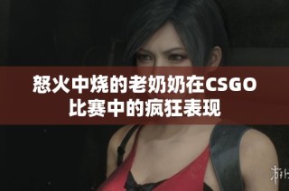 怒火中烧的老奶奶在CSGO比赛中的疯狂表现