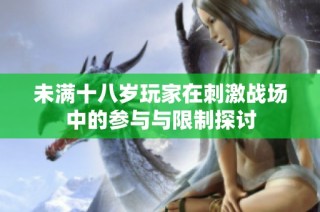 未满十八岁玩家在刺激战场中的参与与限制探讨