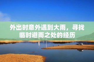 外出时意外遇到大雨，寻找临时避雨之处的经历