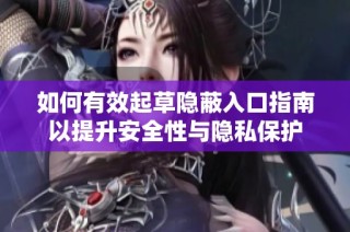 如何有效起草隐蔽入口指南以提升安全性与隐私保护