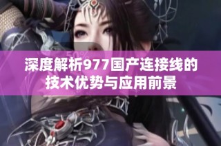 深度解析977国产连接线的技术优势与应用前景