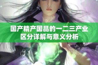 国产精产国品的一二三产业区分详解与意义分析