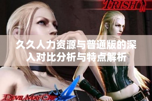 久久人力资源与普通版的深入对比分析与特点解析