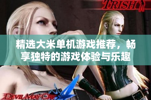 精选大米单机游戏推荐，畅享独特的游戏体验与乐趣