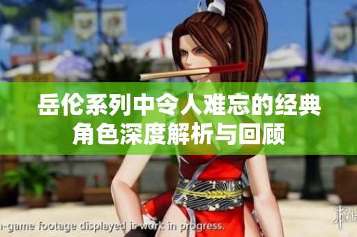 岳伦系列中令人难忘的经典角色深度解析与回顾