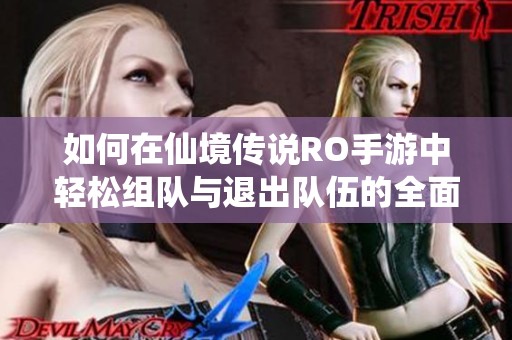 如何在仙境传说RO手游中轻松组队与退出队伍的全面指南