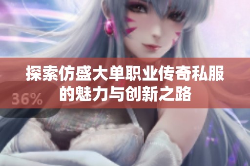 探索仿盛大单职业传奇私服的魅力与创新之路