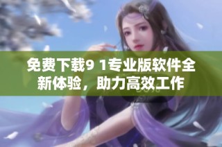 免费下载9 1专业版软件全新体验，助力高效工作